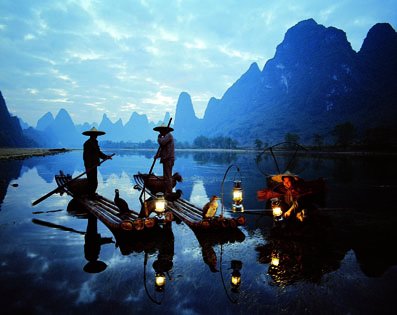 Fiume li di yangshuo